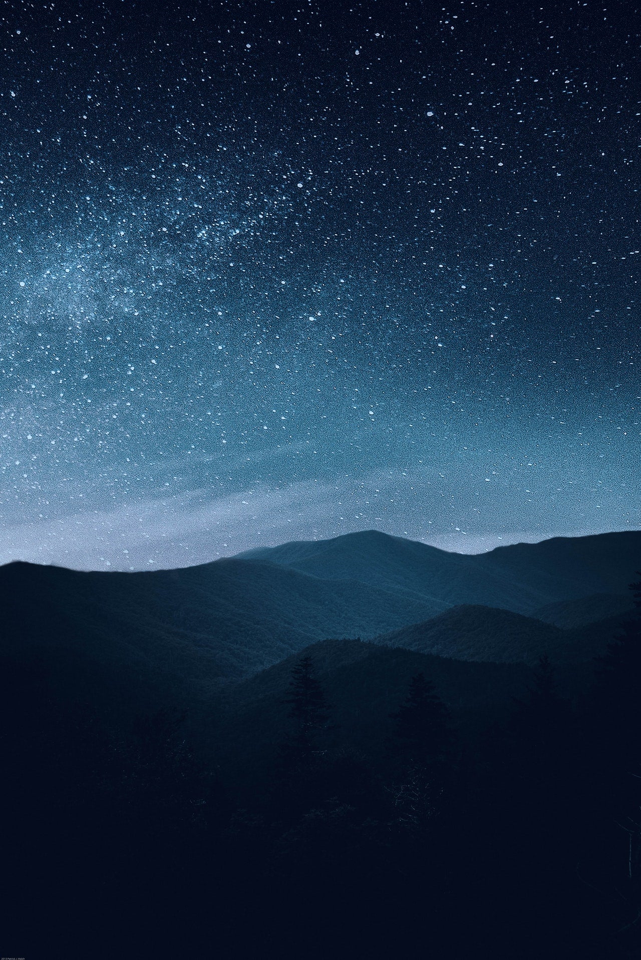 Cielo stellato di notte