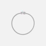 Bracciale REM tecnologico oro bianco