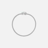 Bracciale REM tecnologico oro bianco