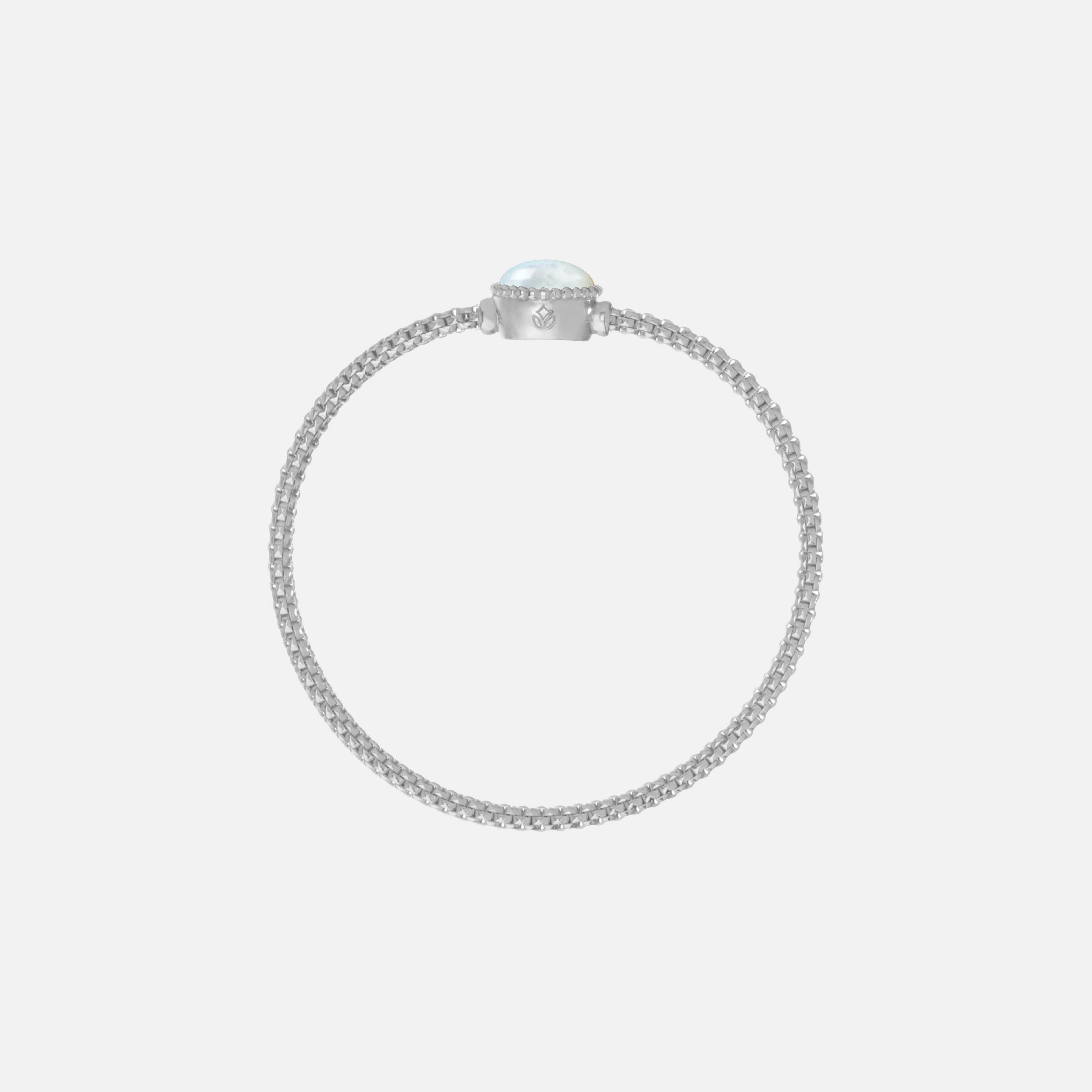Bracciale REM tecnologico oro bianco