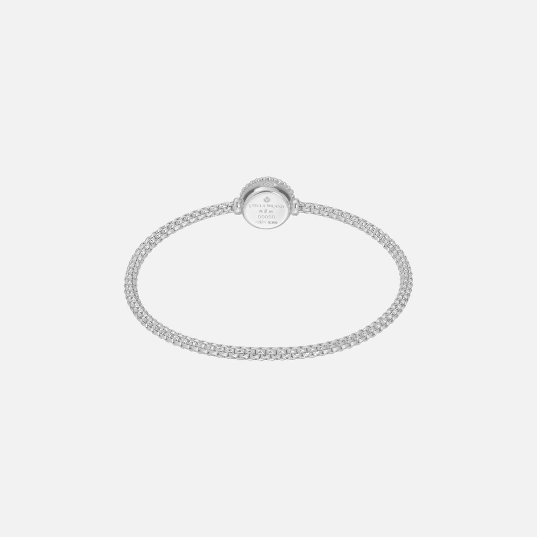 Bracciale REM tecnologico argento