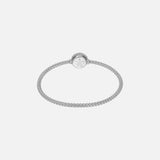 Bracciale REM tecnologico oro bianco